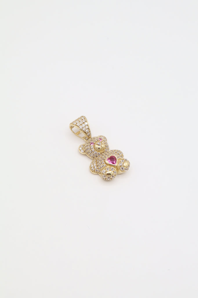 *NEW* PA 14k Little Pink Teddy Bear Pendant JTJ™ - Javierthejeweler