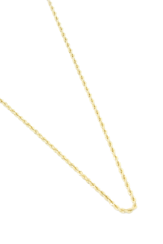 *NEW* 14K Semi Solid Rope Chain (3 MM / 18" Inches) JTJ™ - Javierthejeweler