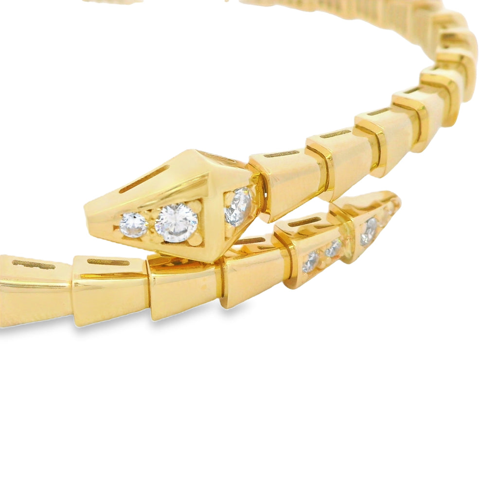 14K Women’s Serpent BViper CZ Bracelet JTJ™ - Javierthejeweler