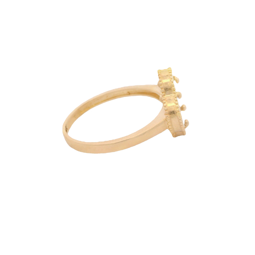14k Women’s White Clover Ring (M) JTJ™ - Javierthejeweler