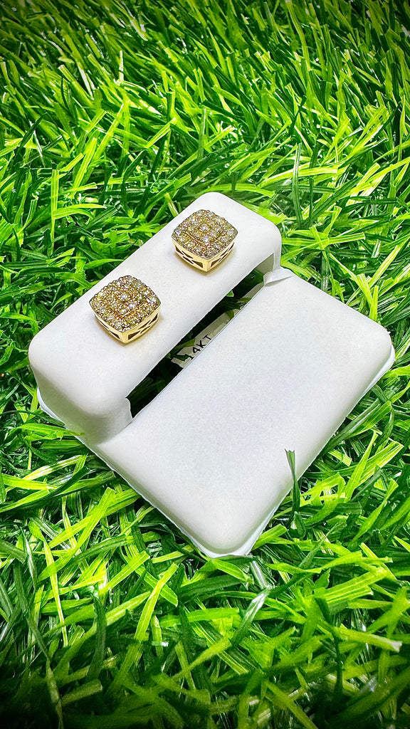 *NEW* 14K 💎💎 (VS) Square Diamonds Earrings JTJ™ - Javierthejeweler