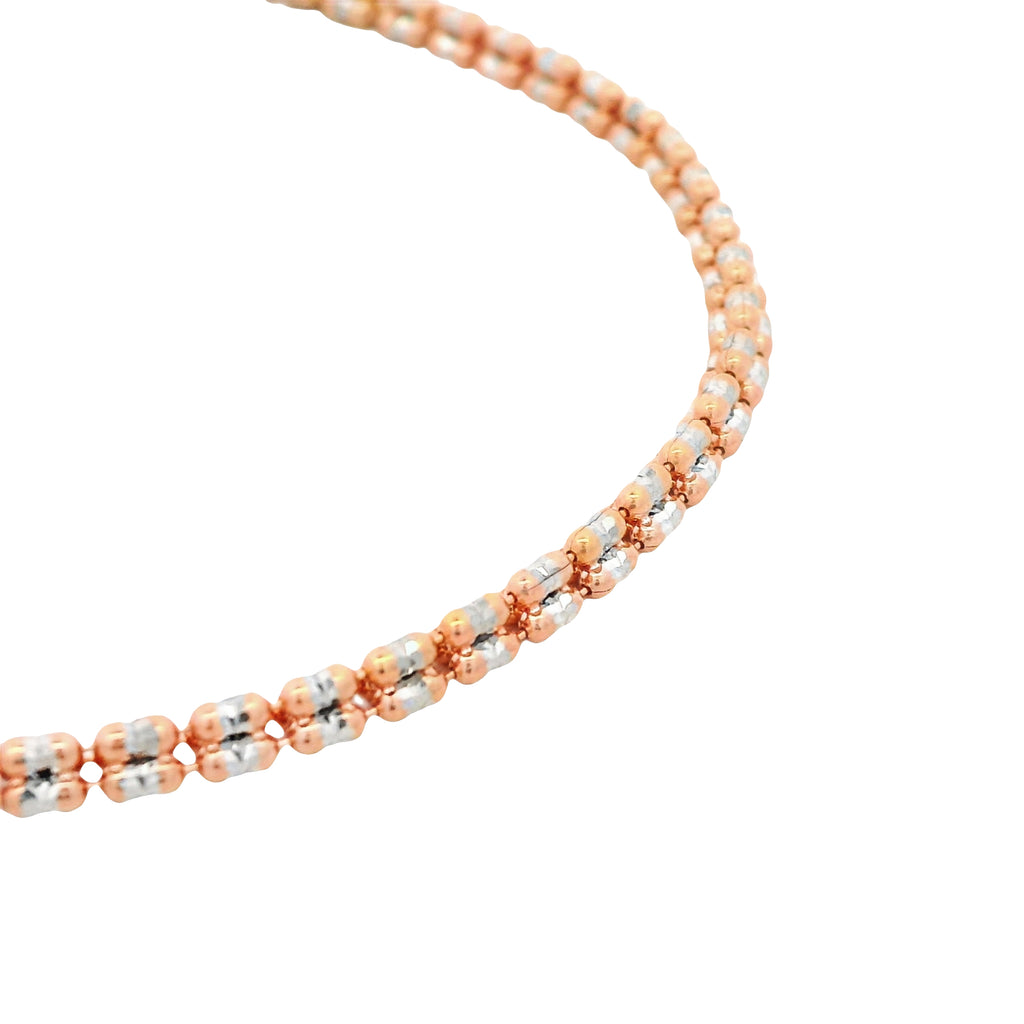 14K Rose Gold Moon Ice Bracelet for Women (2.5MM) JTJ™ - Javierthejeweler