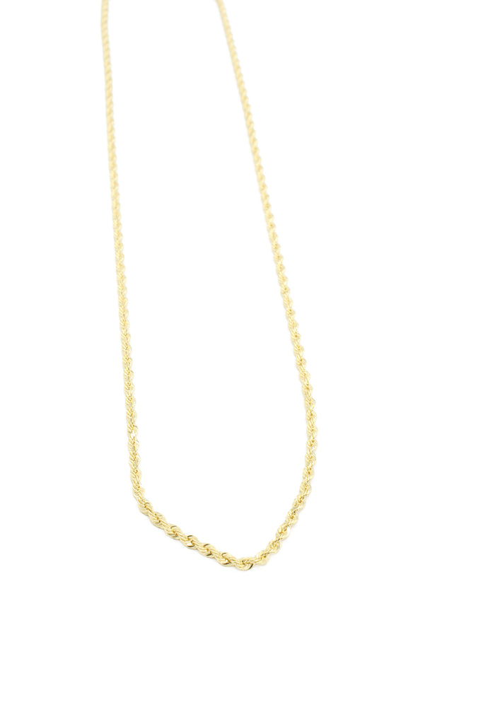 *NEW* PA 14K SOLID Rope Chain (2.5MM / 24” inches) JTJ™ - Javierthejeweler