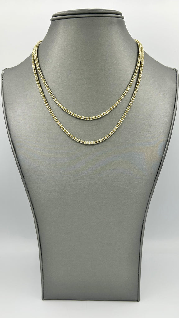 *NEW* 207 14K Moon Ice Chain (18” Inches // 3.3 MM) JTJ™ - Javierthejeweler