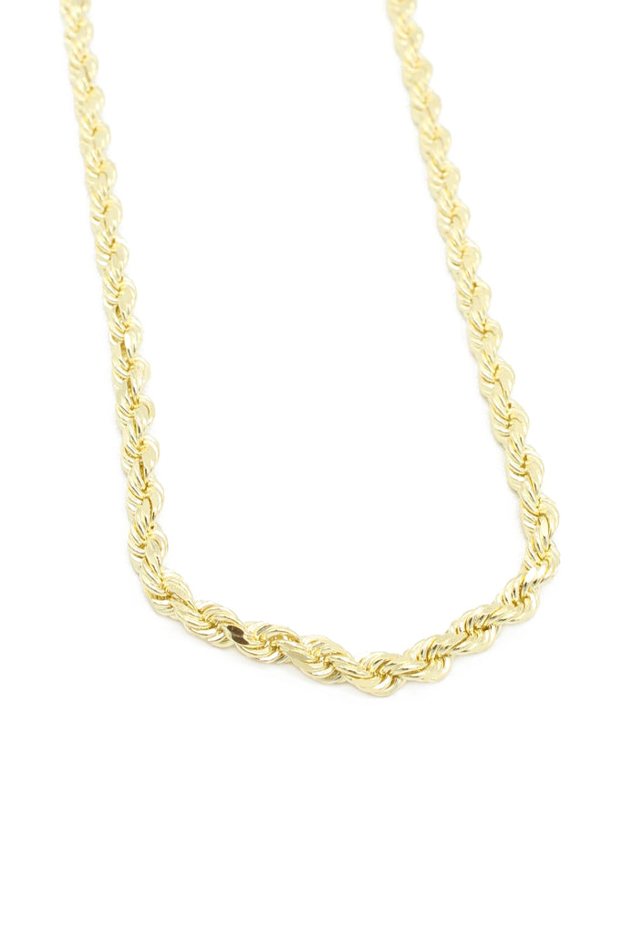 *NEW* PA 14K SOLID Rope Chain (4MM / 26” inches) JTJ™ - Javierthejeweler