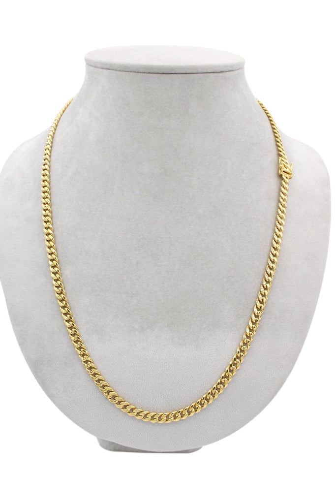 *NEW* 14K Miami Hollow Cuban Chain (22” Inches / 5.7 MM)-JTJ™- - Javierthejeweler