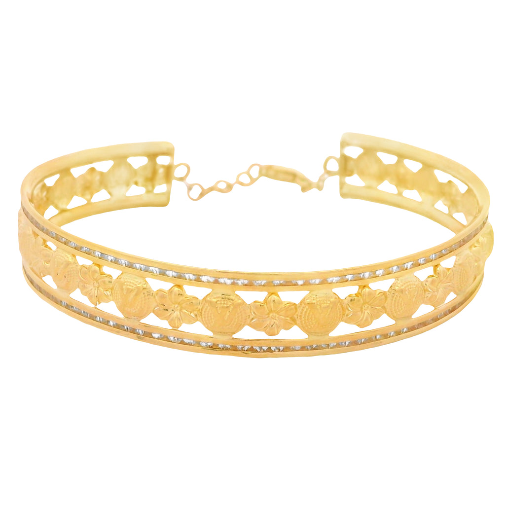 14K Classic Bangle for Women LV JTJ™ - Javierthejeweler