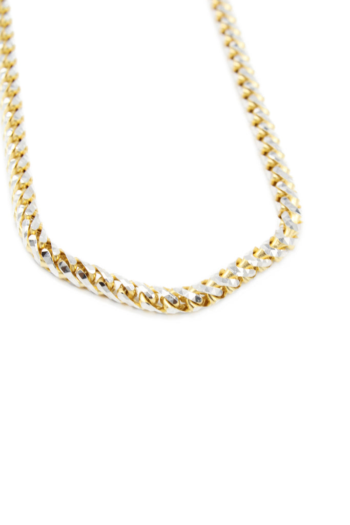 *NEW* PA 14K Solid Franco Chain Two Tone (22”inches) JTJ™ - Javierthejeweler