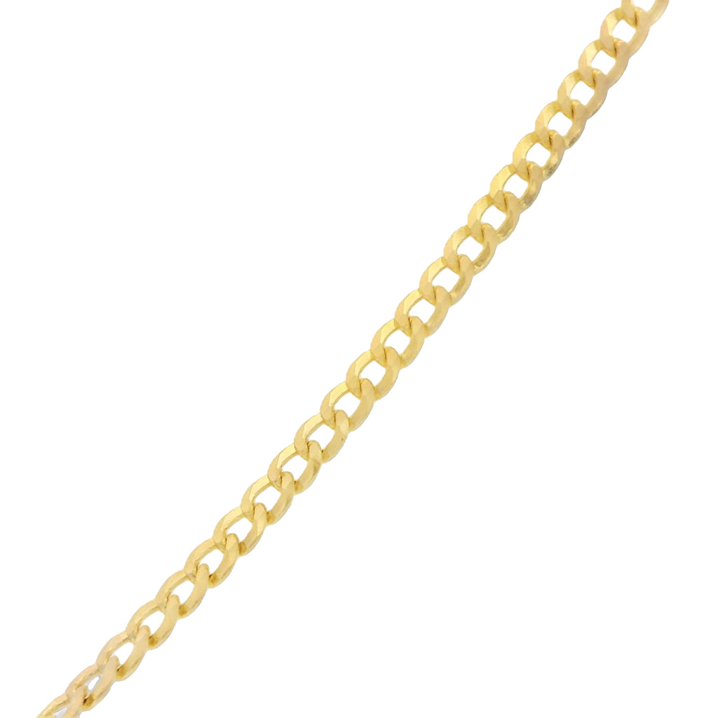 14K Dark Blue Clover Pendant W/ Solid Cuban Chain (16” Inches) JTJ™ - Javierthejeweler