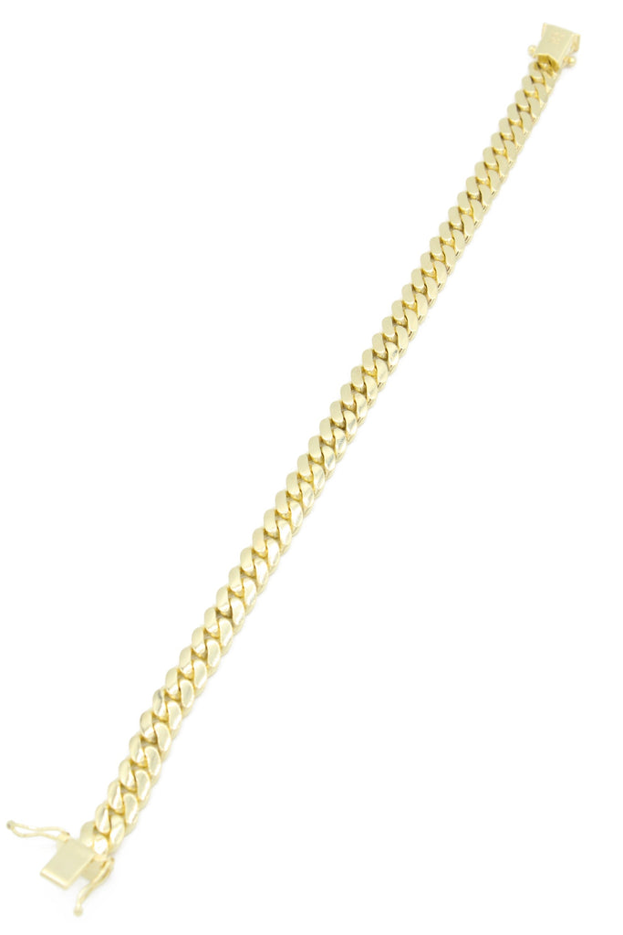 *NEW* 14K Solid Miami Cuban Bracelet (7MM) JTJ™ - Javierthejeweler