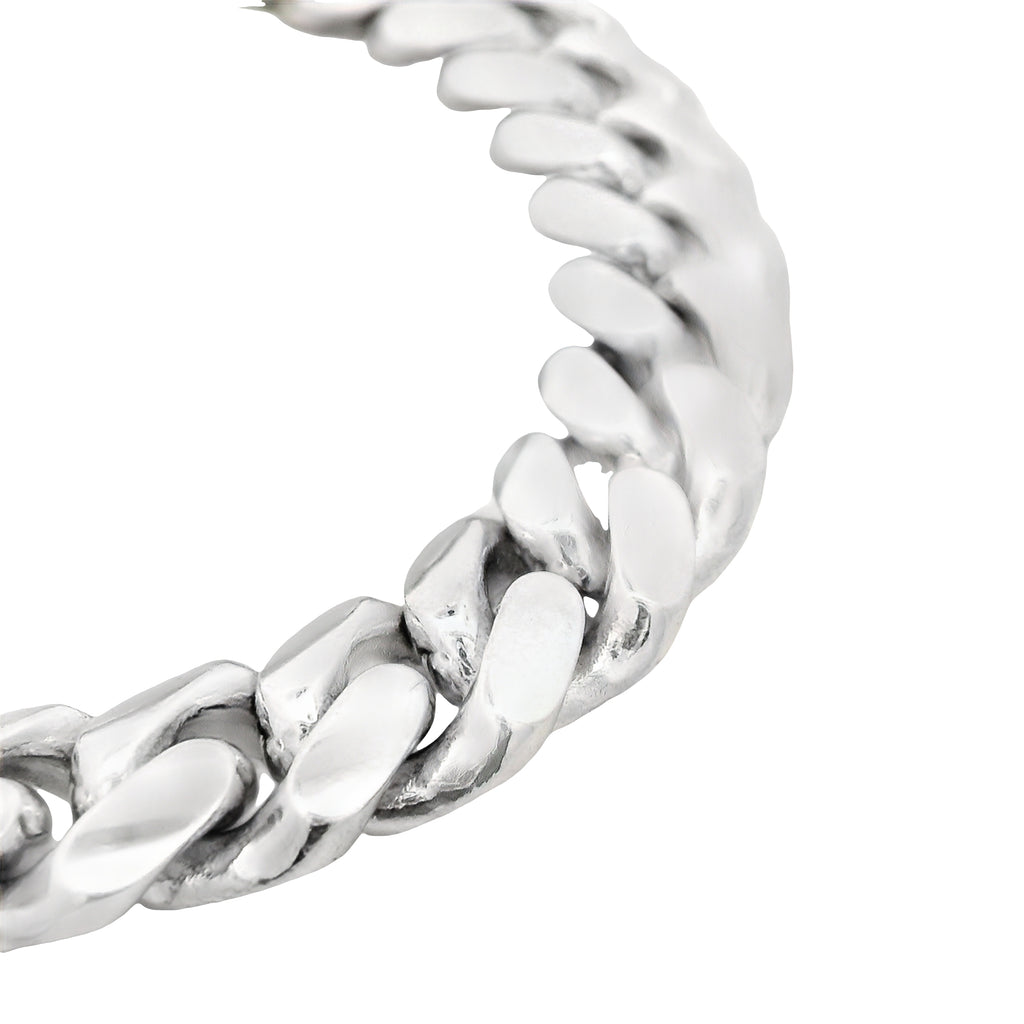14K White Gold Miami Cuban Bracelet (11.4MM) JTJ™ - Javierthejeweler