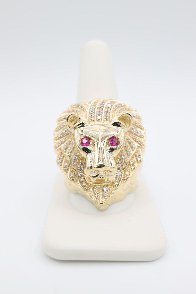 *NEW* 14k Men’s JUMBO Lion Ring CZ JTJ™ - - Javierthejeweler
