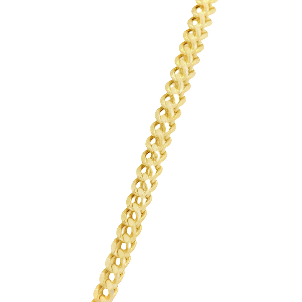 14k HK Pendant W/ Hollow Franco Chain (18” Inches) JTJ™ - Javierthejeweler