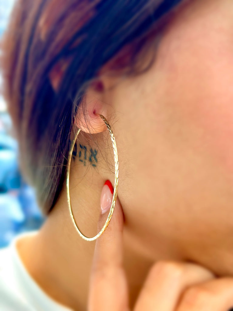 *NEW* 14K Hoop Earrings (M) JTJ™ - Javierthejeweler