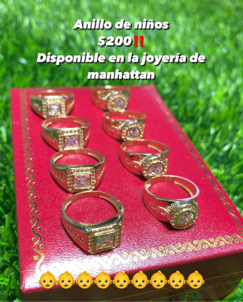 *NEW* 14K Square CZ Ring for Kids JTJ™ - Javierthejeweler