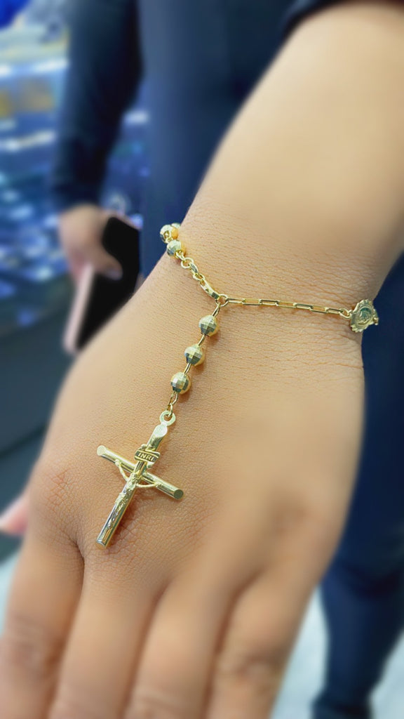*NEW* 14K Rosary Bracelet (5 MM) JTJ™ - Javierthejeweler