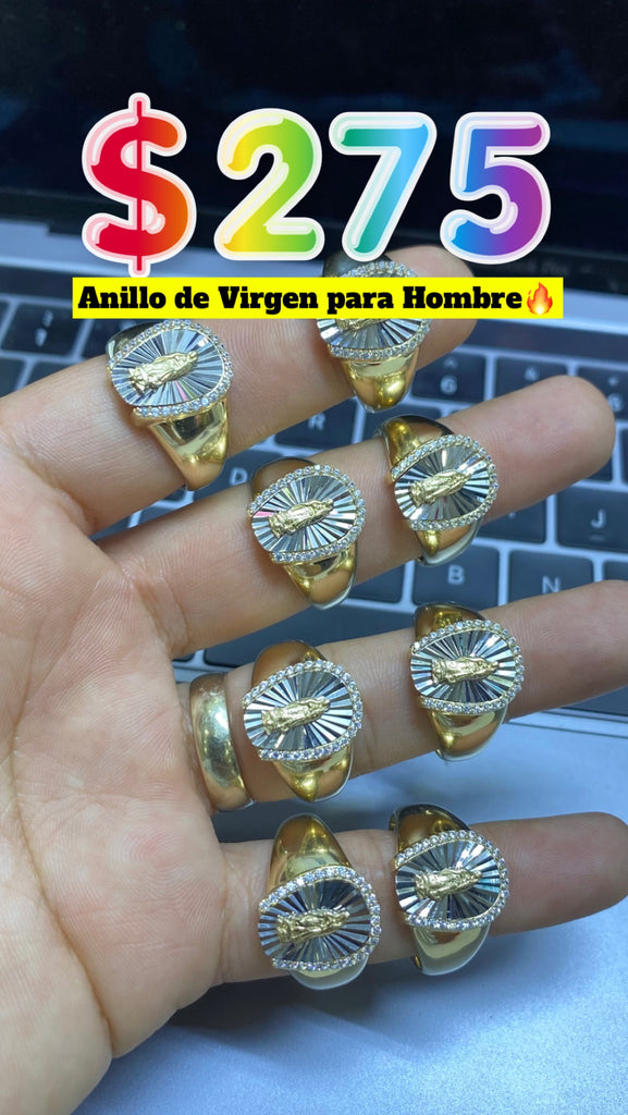 *NEW* 14k CZ Virgen Men’s Ring 🔥 JTJ™ - Javierthejeweler