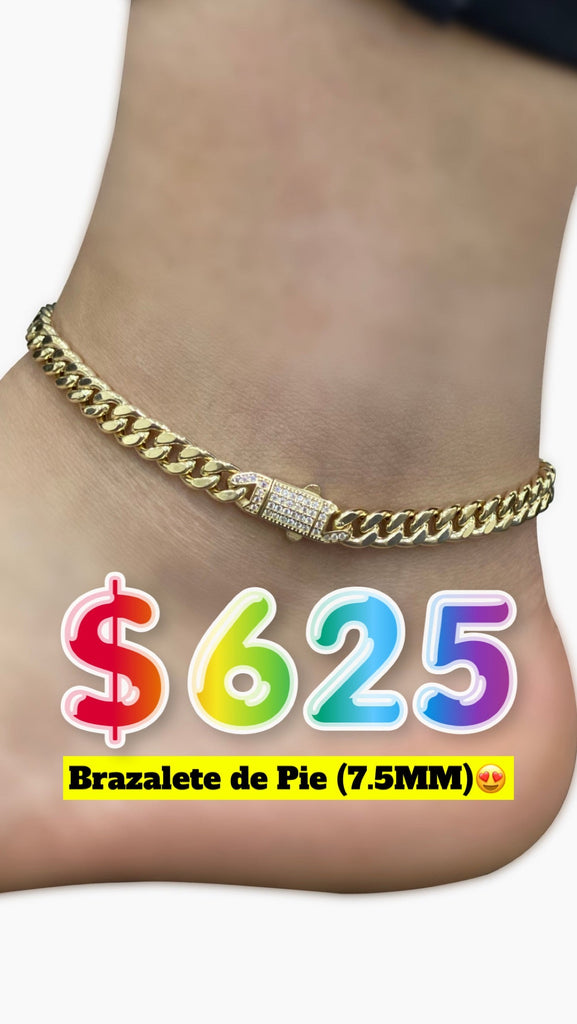 *NEW* 14k Hollow Ankle Bracelet (7.5MM) 😍 JTJ™- - Javierthejeweler