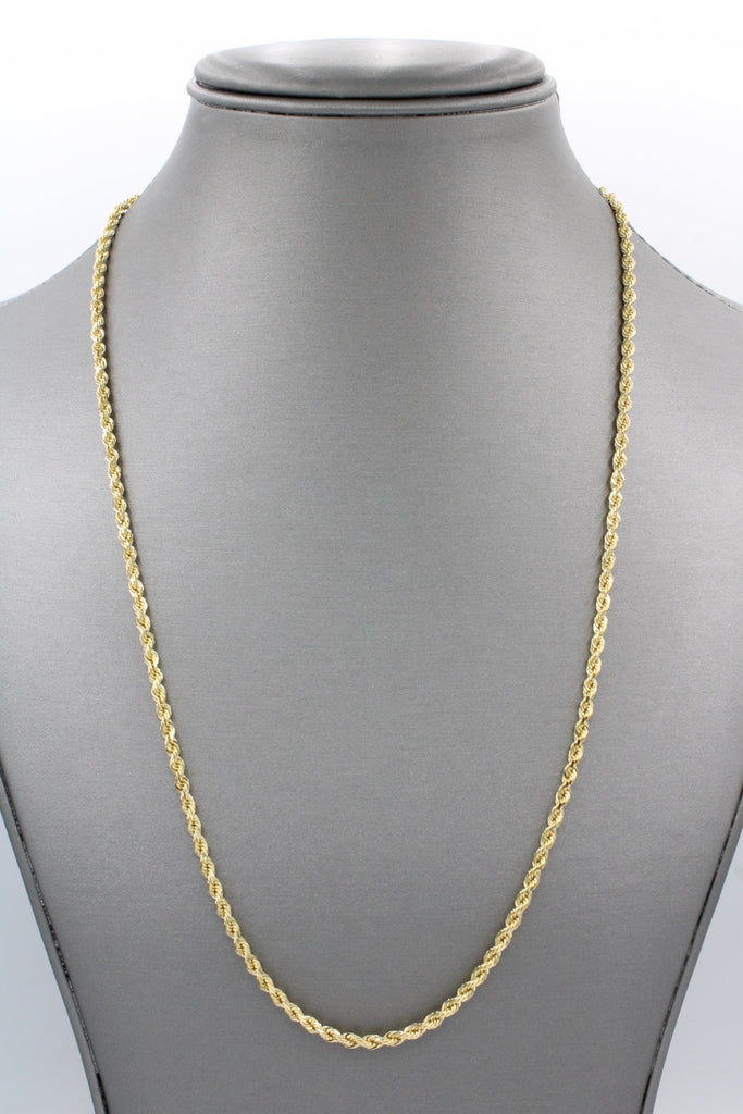 *NEW* 14K Hollow Rope Chain (2.5 MM / 20” inches) JTJ™ - Javierthejeweler