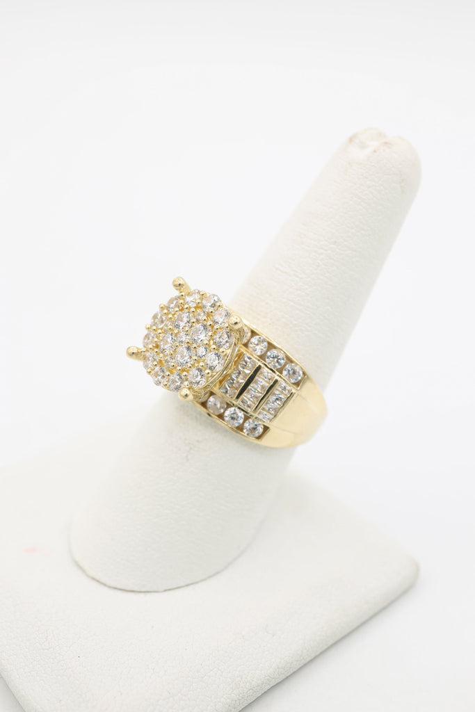 *NEW* 14k Hollow Choker + Bracelet + Ankle Bracelet (7.5 mm) + BIG Engagement Ring + Hoops 🤩 JTJ™ - - Javierthejeweler