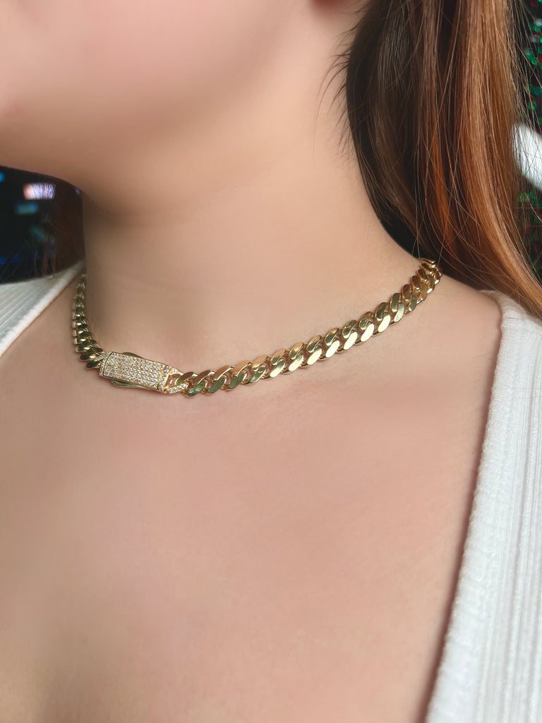 *NEW* 14k ITTALLO🇮🇹 Hollow Cuban Choker (9MM / 16" Inches) JTJ™ - Javierthejeweler