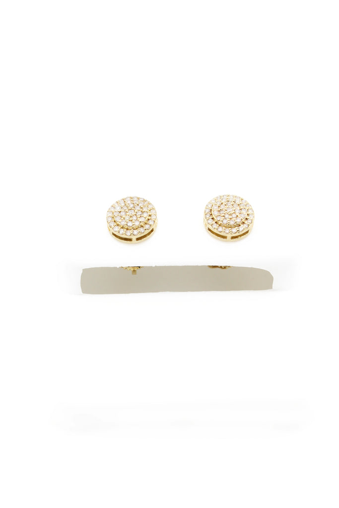 *NEW* 14k Cross Pendant w/ Moon Ice Chain + VVS Diamond Ring+ VVS Diamond Earrings SET For Men 💎 JTJ™ - - Javierthejeweler