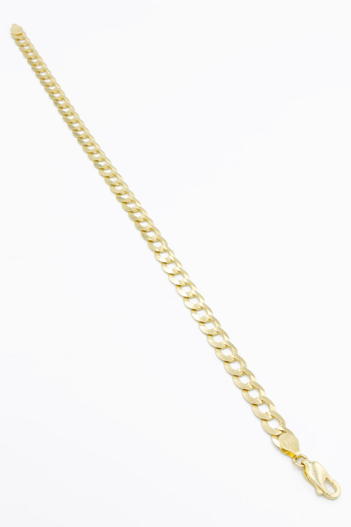 *NEW* 14K Solid Cuban Ankle Bracelet (6.8 MM) JTJ™- - Javierthejeweler