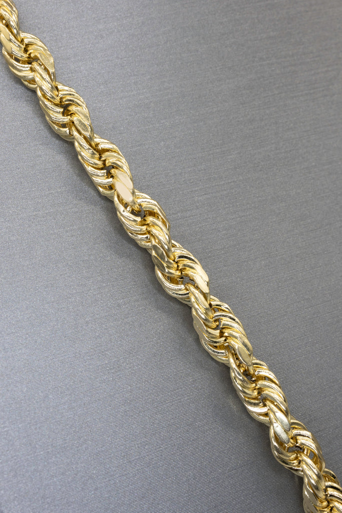 *NEW* 14k Big Hamsa Pendant W/ Semi Solid Rope Chain (26”inches) JTJ™ - Javierthejeweler
