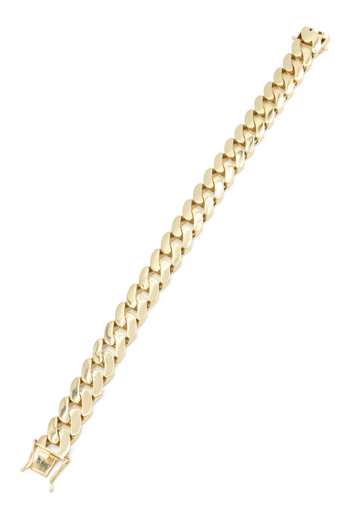 *NEW* 14K Cuban Semi Solid Bracelet (11.8 MM) NU LINK JTJ™ - Javierthejeweler