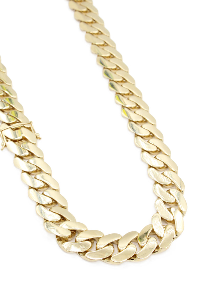 *NEW* 14K Cuban Semi Solid Chain (16.5MM - 24" Inches) NU LINK JTJ™ - Javierthejeweler