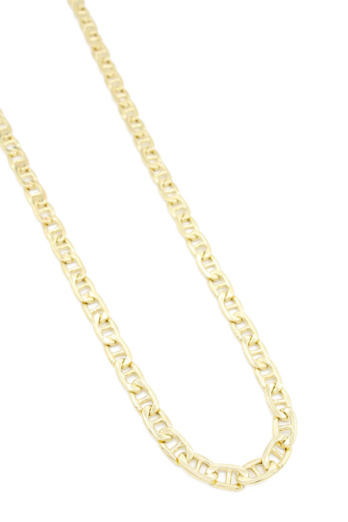 *NEW* 14K Hollow Mariner Chain (7 mm - 26 in) JTJ™ - Javierthejeweler