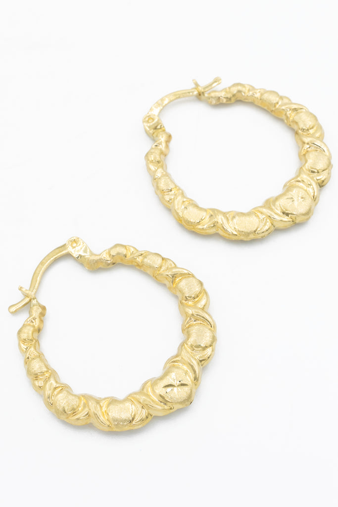 *NEW* 14k Hoop Earrings (1" Inches) - JTJ™ - Javierthejeweler