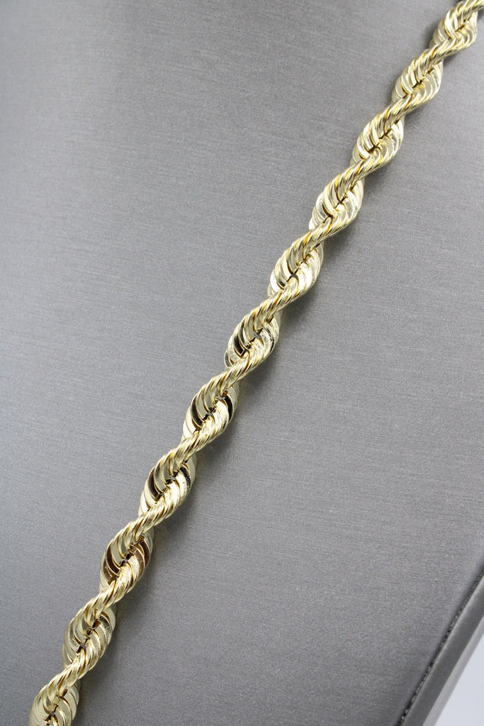 *NEW* 14K Hollow Rope Chain (6.2 MM / 26”) - JTJ™ - Javierthejeweler