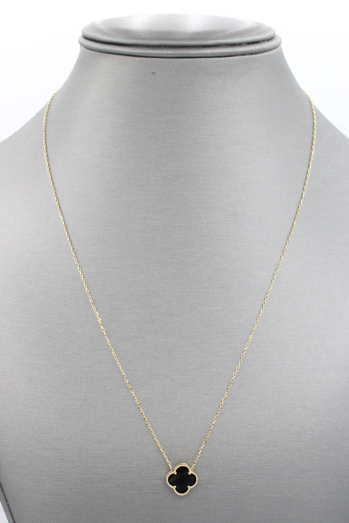 *NEW* 14K Black Clover Necklace 😍 JTJ™ - Javierthejeweler