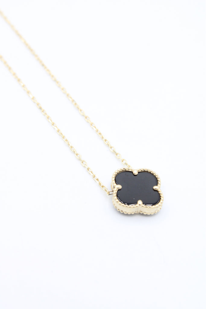 *NEW* 14K Black Clover Necklace 😍 JTJ™ - Javierthejeweler