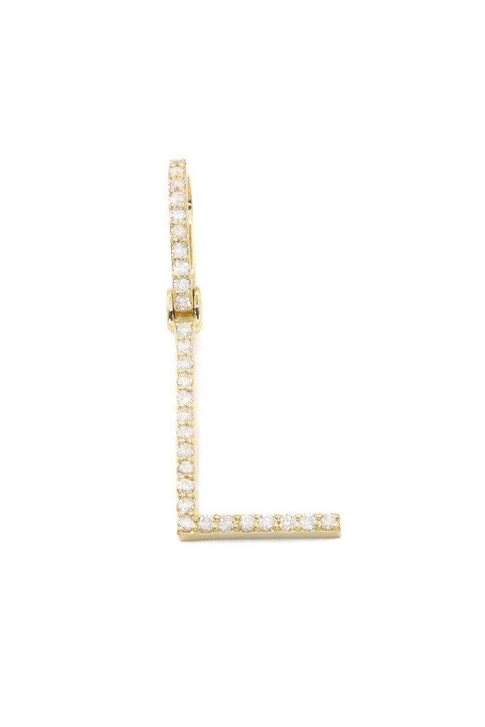 *NEW* Initial (L) Diamond 💎 Pendant W/ Rope Diamond Cut Chain JTJ™ - Javierthejeweler