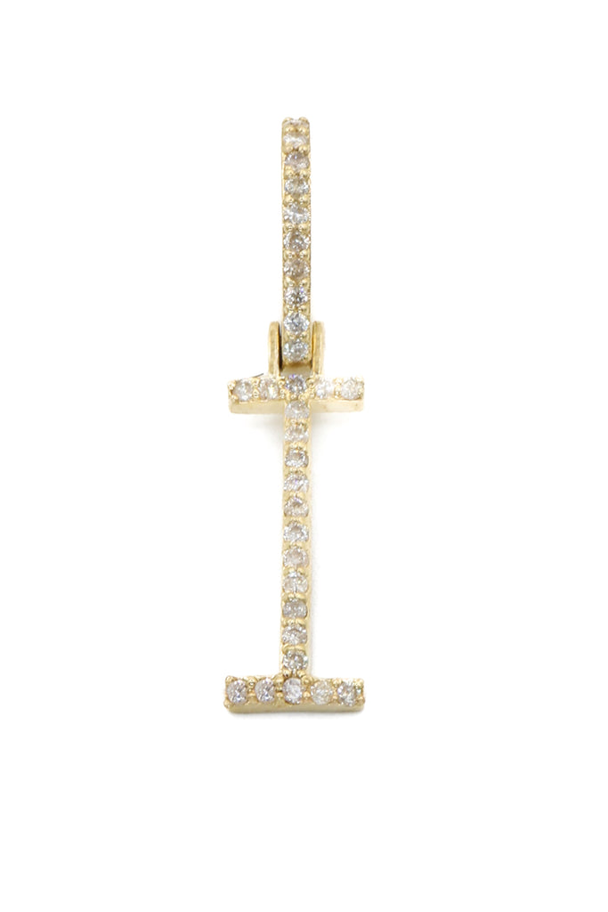 *NEW* Initial (I) Diamond 💎 Pendant W/ Rope Diamond Cut Chain JTJ™ - Javierthejeweler