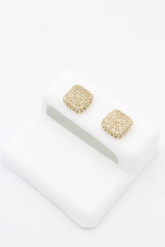 *NEW* 14K 💎💎 (VVS) Square Diamonds Earrings JTJ™ - Javierthejeweler