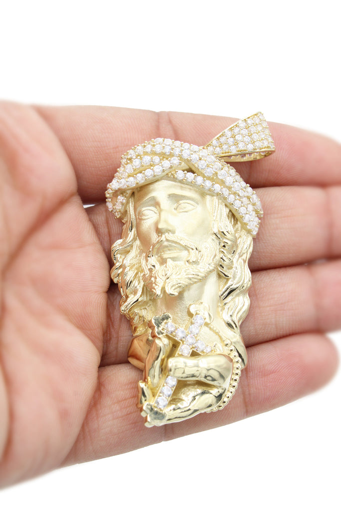 *NEW* 14K Jesus Face 3D Pendant - JTJ™ - Javierthejeweler