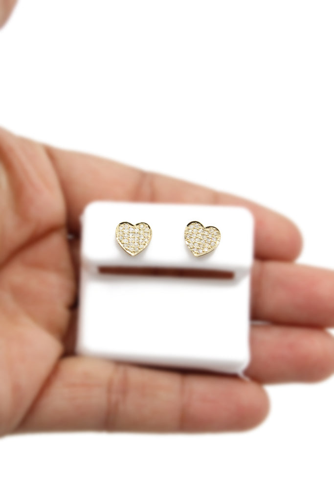 *NEW* 14K Diamond VVS Heart Pendant W/ Moon Iced Chain 16" + Moon ice Bracelet + Diamond Earrings  JTJ™ - Javierthejeweler