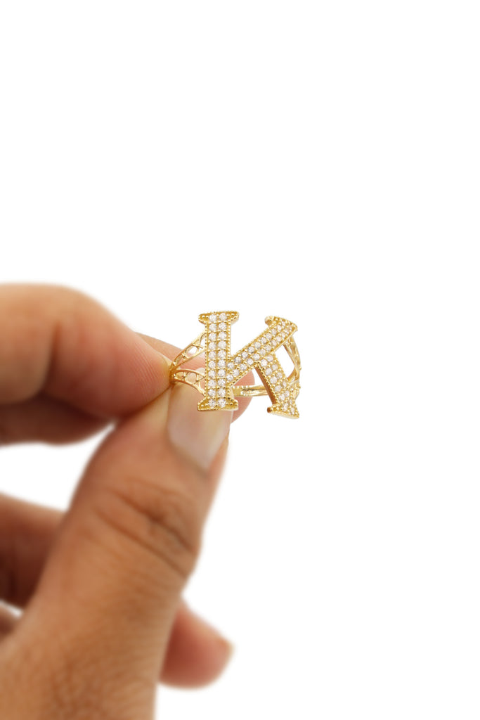 *NEW* 14K Initial (K) Ring for Women JTJ™ - Javierthejeweler