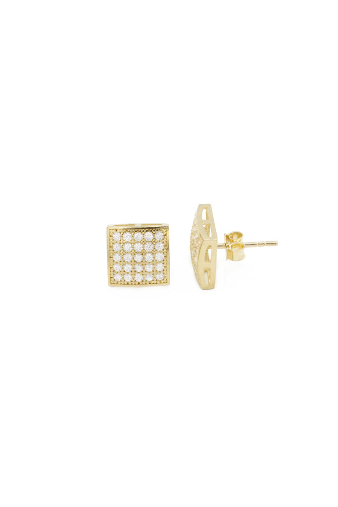 *NEW* 14k Square CZ Earrings - JTJ™ - Javierthejeweler