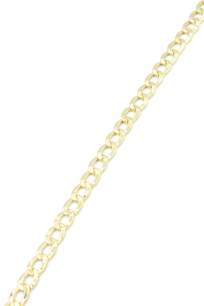 *NEW* 14k Hollow Cuban Curb Bracelet (5.7 mm - 7" Inches) JTJ™- - Javierthejeweler