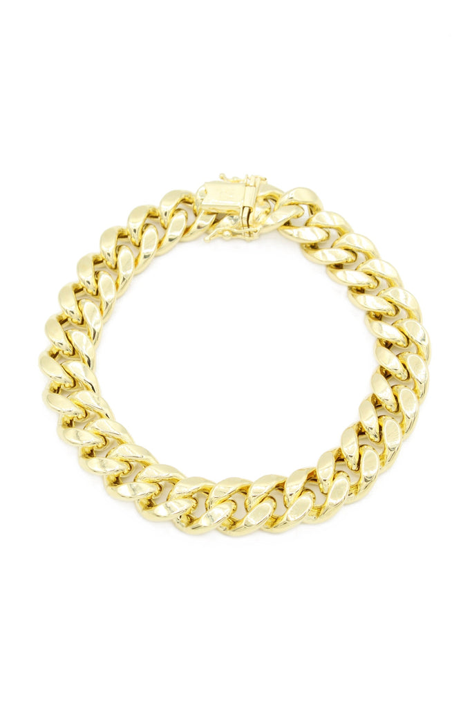 *NEW* 14K Miami Hollow Cuban Bracelet (11.3 mm) JTJ™- - Javierthejeweler