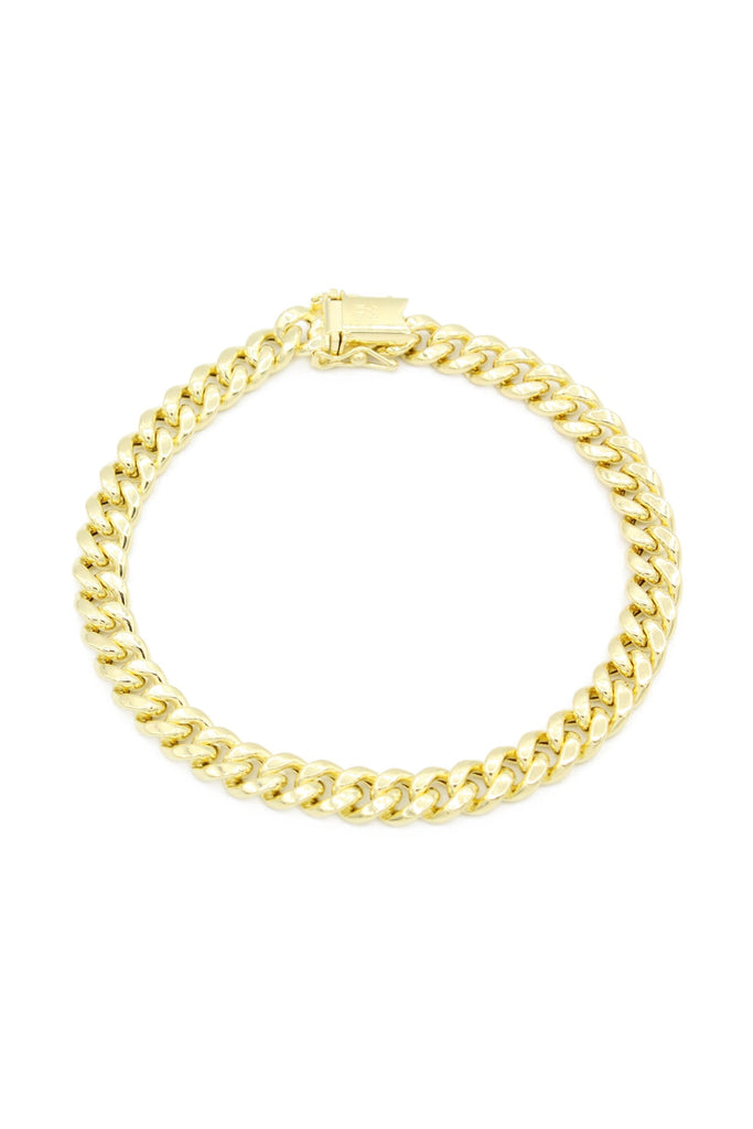 *NEW* 14K Miami Hollow Cuban Bracelet (6.8 mm) JTJ™- - Javierthejeweler