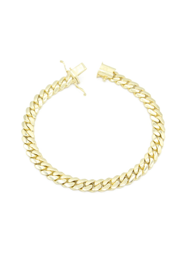 *NEW* 14K Miami SOLID Cuban Bracelet (7 MM) JTJ™ - Javierthejeweler