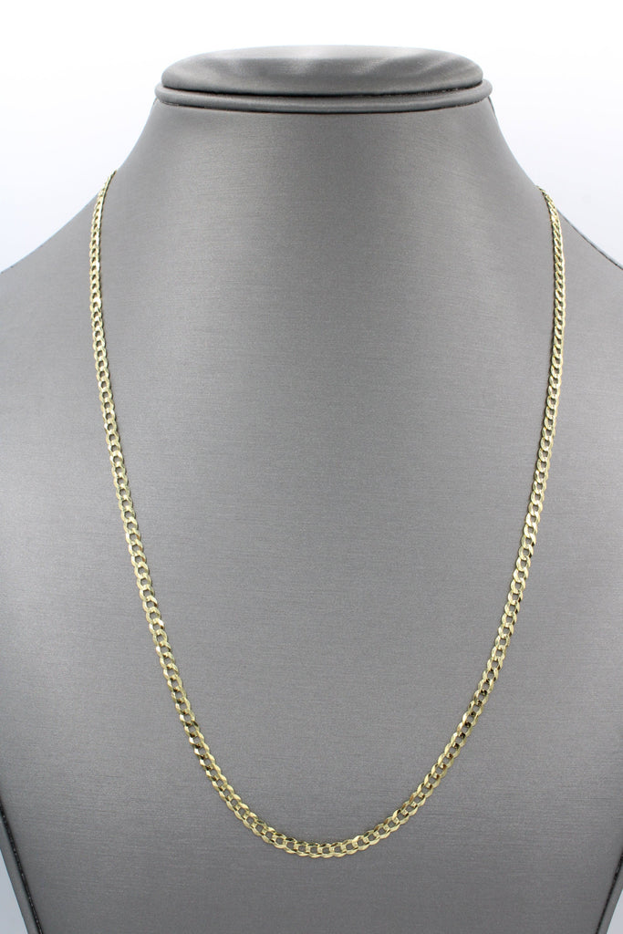 *NEW* 14k Solid Cuban Curb Chain (3.2mm - 18" Inches) JTJ™ - - Javierthejeweler