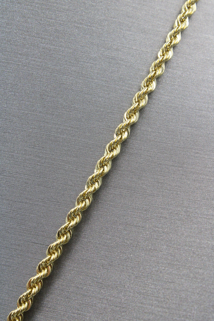 *NEW* 14K Picture Pendant W/ Hollow Rope Chain 22” Inches JTJ™ - Javierthejeweler