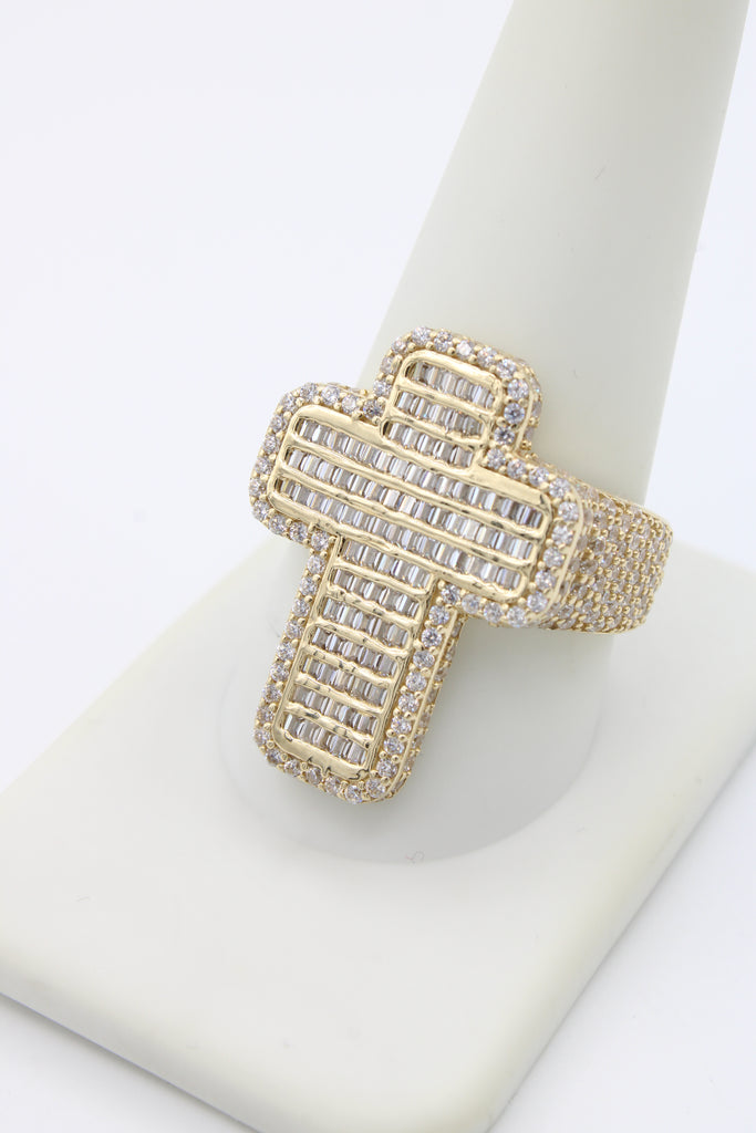 *NEW* 14K Cz Jesus Cross Ring JTJ™ - Javierthejeweler