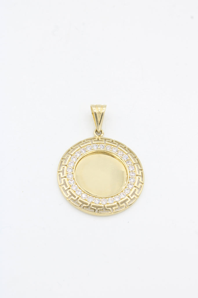 *NEW* 14K Round Picture Pendant (SMALL) JTJ™ - Javierthejeweler